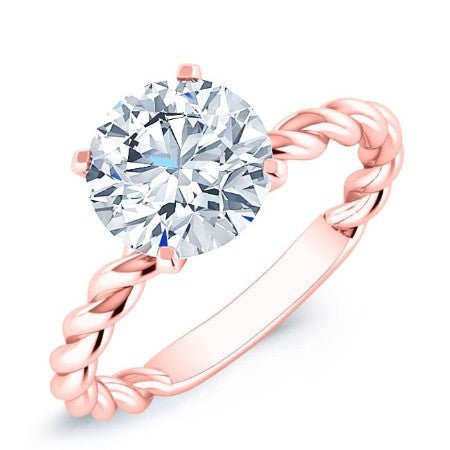 Balsam Round Moissanite Bridal Set rosegold