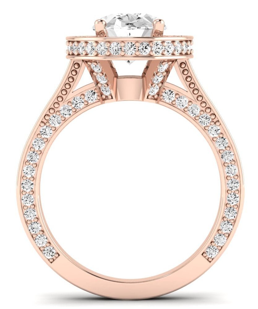 Buttercup - Oval Moissanite Engagement Ring - BeverlyDiamonds