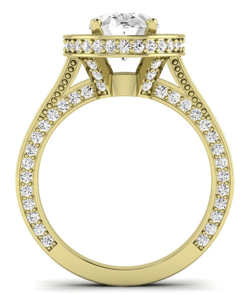 Buttercup - Oval Moissanite Engagement Ring - BeverlyDiamonds