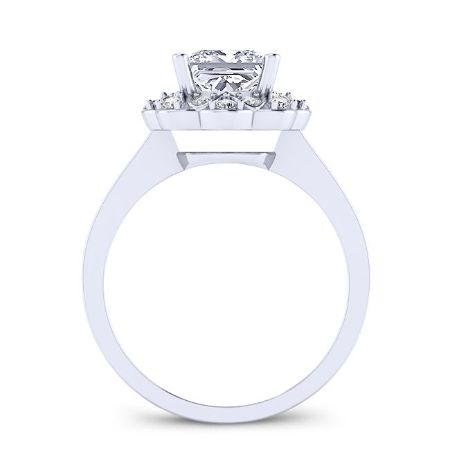 Coralbells Princess Moissanite Bridal Set whitegold