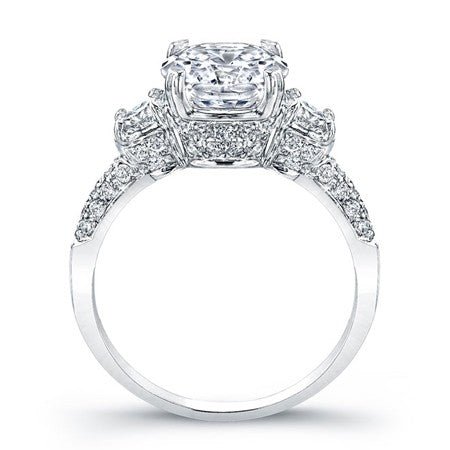 Daffodil Round Diamond Engagement Ring (Lab Grown Igi Cert) whitegold
