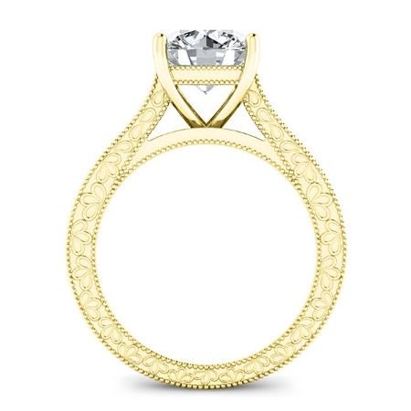 Edelweiss Round Diamond Bridal Set (Lab Grown Igi Cert) yellowgold