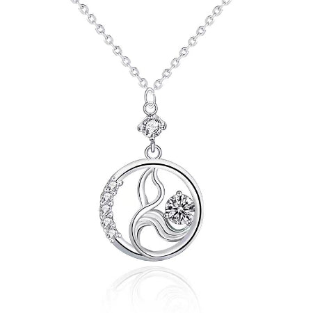 Elora Diamond Necklace (Clarity Enhanced) whitegold