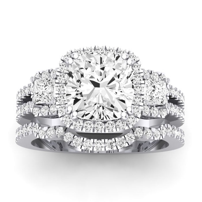 Erica - Cushion Moissanite Bridal Set