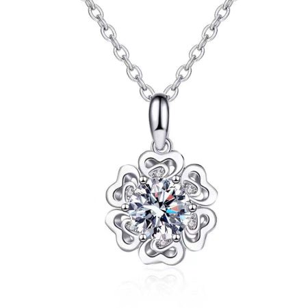 Erin Diamond Necklace (Clarity Enhanced) whitegold