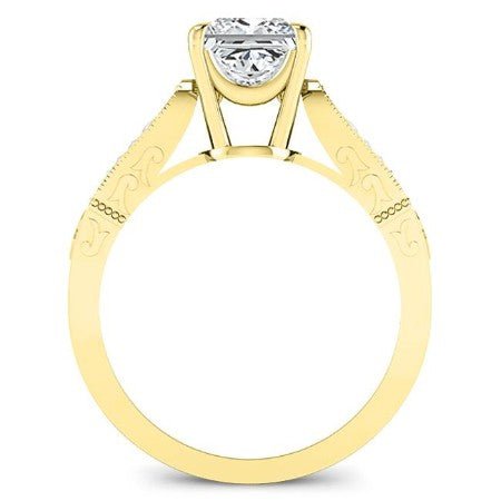 Heath Princess Moissanite Bridal Set yellowgold
