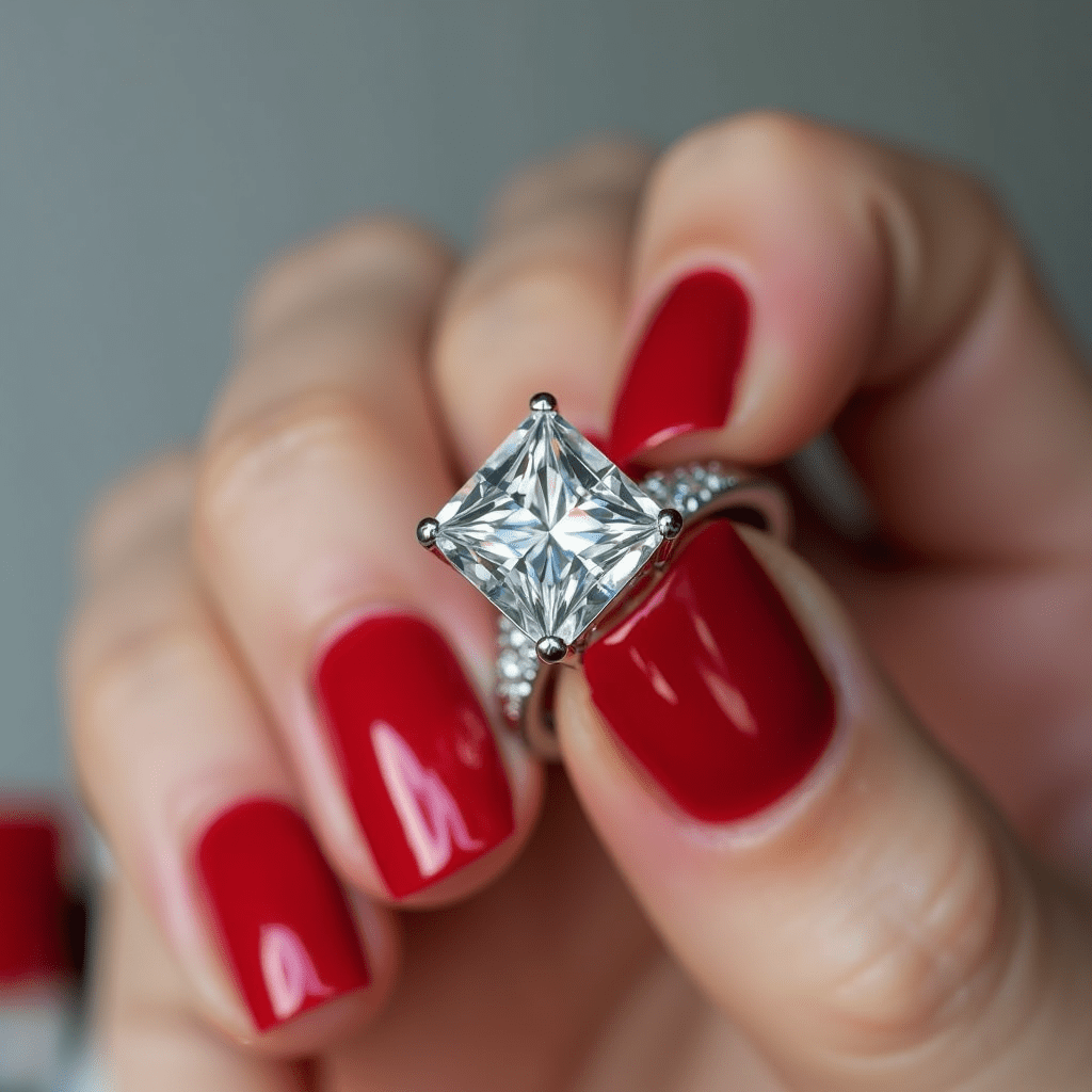 Holly - GIA Natural Cushion Diamond Engagement Ring