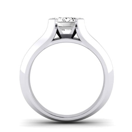 Jasmine Emerald Moissanite Bridal Set whitegold