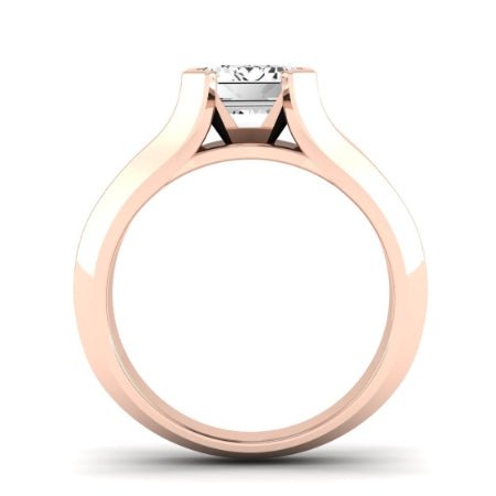 Jasmine Emerald Moissanite Bridal Set rosegold