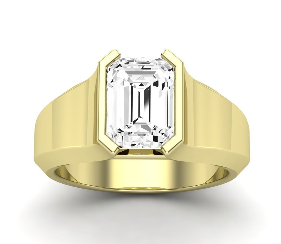 Jasmine - GIA Natural Emerald Diamond Engagement Ring