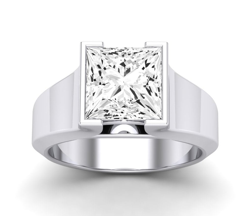 Jasmine - Princess Diamond Engagement Ring (Clarity Enhanced)