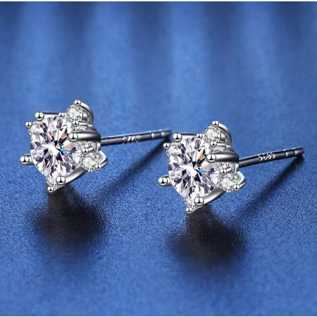 Khloe Diamond Earrings (Clarity Enhanced) whitegold
