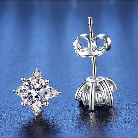 Khloe Diamond Earrings (Clarity Enhanced) whitegold