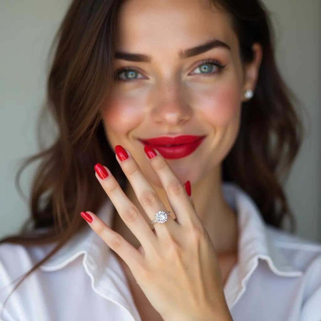 Lantana - Round Lab Diamond Engagement Ring (IGI Certified)