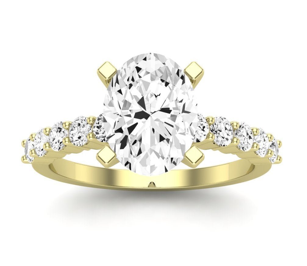 Magnolia - GIA Natural Oval Diamond Engagement Ring