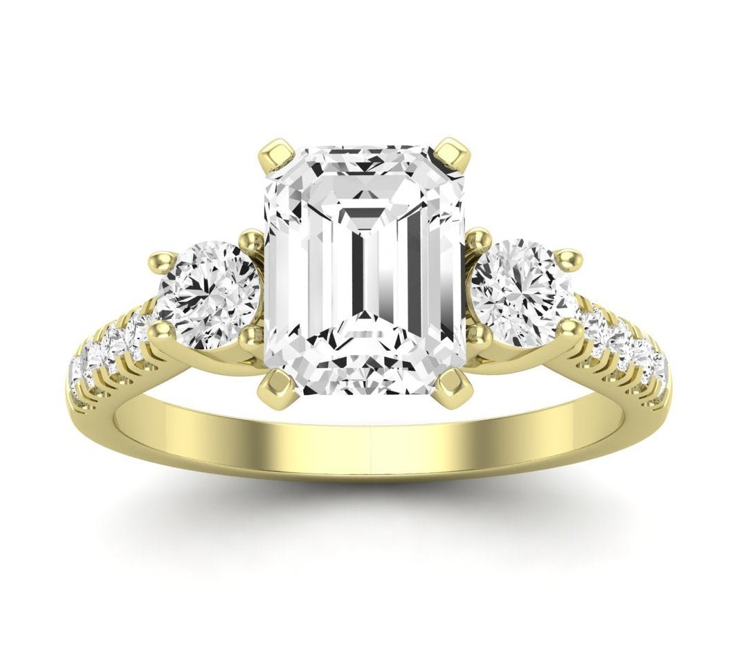 Primrose - GIA Natural Emerald Diamond Engagement Ring
