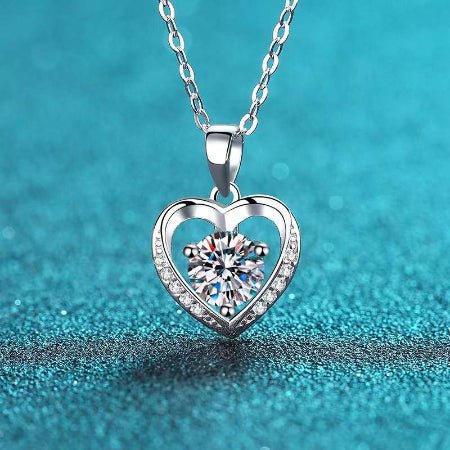 Rory Moissanite Necklace whitegold