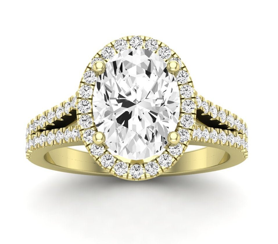 Silene - GIA Natural Oval Diamond Engagement Ring