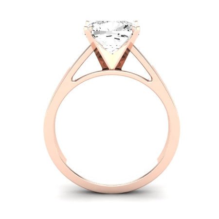 Snowdrop Cushion Moissanite Bridal Set rosegold