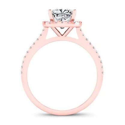 Mallow Cushion Diamond Bridal Set (Lab Grown Igi Cert) rosegold
