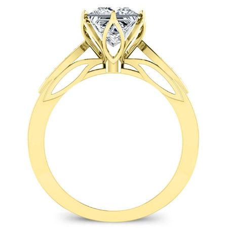 Pieris Princess Moissanite Bridal Set yellowgold