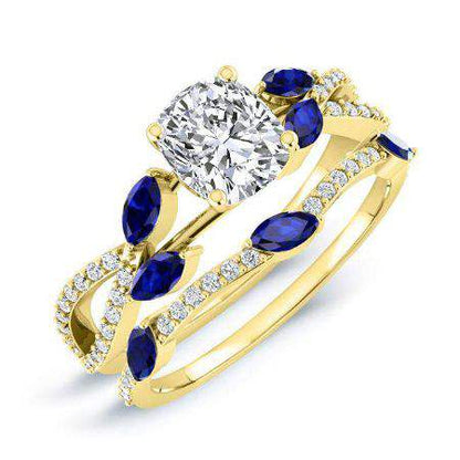 Alba Diamond Matching Band Only (engagement Ring Not Included) For Ring With Cushion Center yellowgold