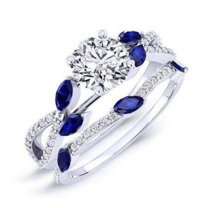 Alba Diamond Matching Band Only (engagement Ring Not Included) For Ring With Round Center whitegold