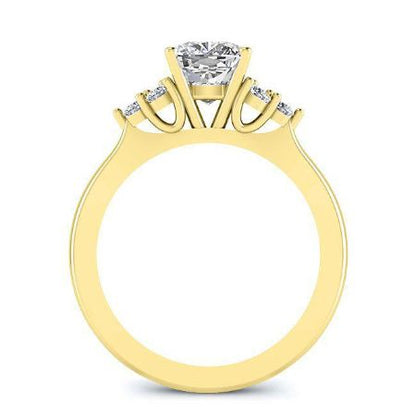 Alyssa Cushion Diamond Bridal Set (Lab Grown Igi Cert) yellowgold