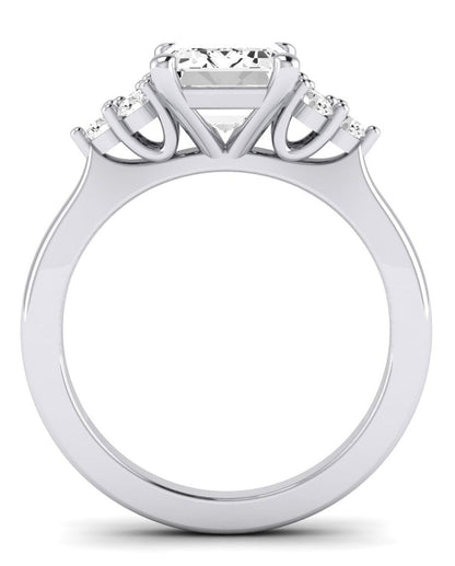 Alyssa Emerald Diamond Engagement Ring (Lab Grown Igi Cert) whitegold