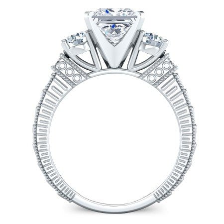 Angelonia Princess Diamond Bridal Set (Lab Grown Igi Cert) whitegold
