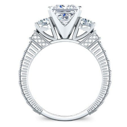 Angelonia Princess Diamond Bridal Set (Lab Grown Igi Cert) whitegold