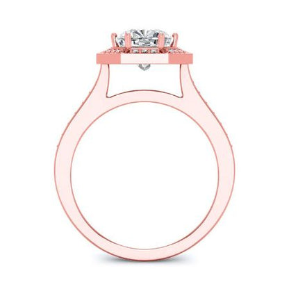 Anise Cushion Diamond Bridal Set (Lab Grown Igi Cert) rosegold