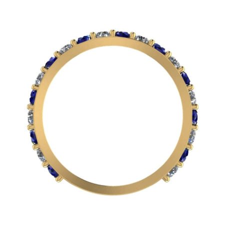 Ashby Trendy Moissanite Wedding Ring yellowgold