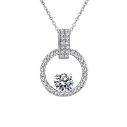 Aviana Moissanite Necklace whitegold