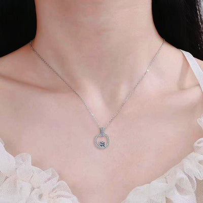 Aviana Moissanite Necklace - BeverlyDiamonds