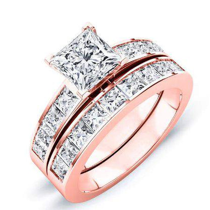 Ayana Diamond Matching Band Only (engagement Ring Not Included) For Ring With Princess Center rosegold