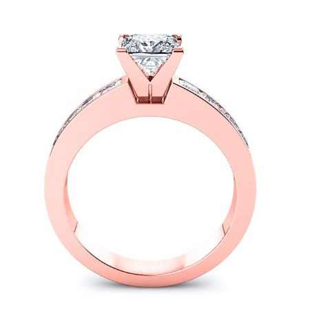 Ayana Diamond Matching Band Only (engagement Ring Not Included) For Ring With Princess Center rosegold