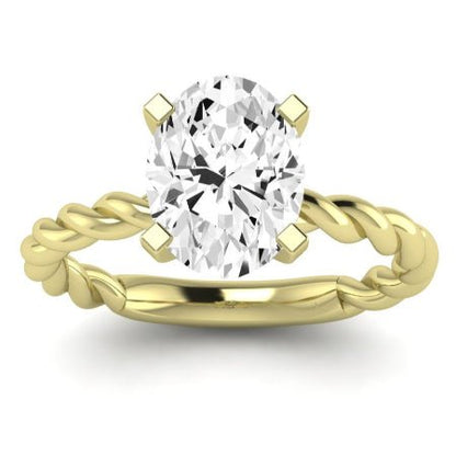 Balsam Oval Diamond Bridal Set (Lab Grown Igi Cert) yellowgold
