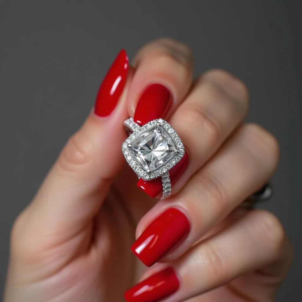 Bergenia - GIA Natural Cushion Diamond Engagement Ring - BeverlyDiamonds