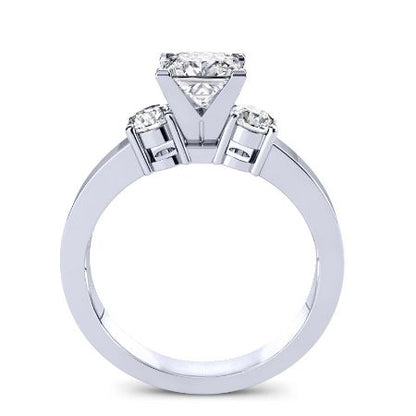 Briar Rose - 1ct Princess Diamond Bridal Set (Lab Grown Igi Cert) whitegold