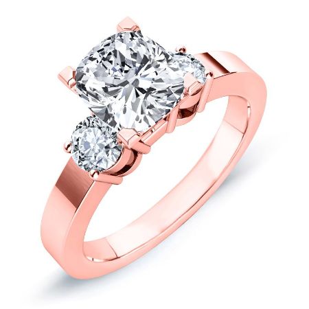 Briarrose Lab Diamond Matching Band For Cushion Center(Band Only. Engagement Ring Not Included) - BeverlyDiamonds
