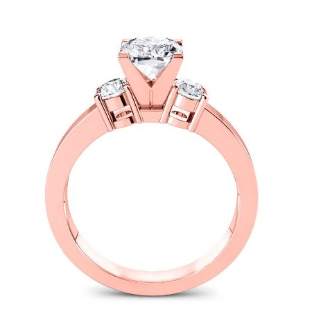 Briarrose Lab Diamond Matching Band For Cushion Center(Band Only. Engagement Ring Not Included) - BeverlyDiamonds