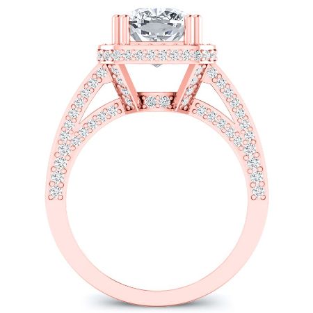 Buttercup - Cushion Moissanite Bridal Set - BeverlyDiamonds