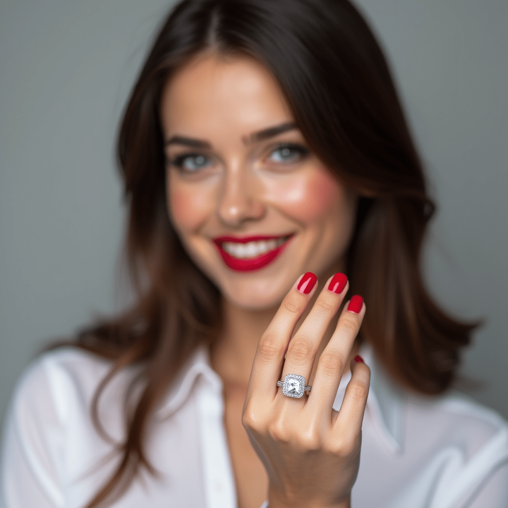 Buttercup - Cushion Moissanite Engagement Ring - BeverlyDiamonds