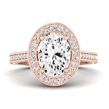 Buttercup Diamond Matching Band for Oval Center (Band Only. Engagement Ring Not Included) - BeverlyDiamonds