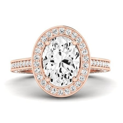 Buttercup Diamond Matching Band for Oval Center (Band Only. Engagement Ring Not Included) - BeverlyDiamonds