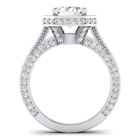 Buttercup - Emerald Diamond Bridal Set - BeverlyDiamonds