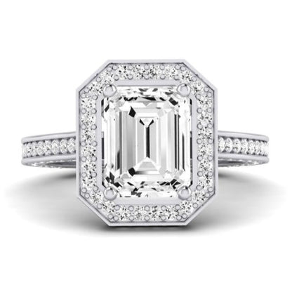 Buttercup - Emerald Diamond Bridal Set - BeverlyDiamonds