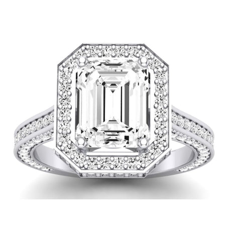 Buttercup - Emerald Diamond Bridal Set - BeverlyDiamonds
