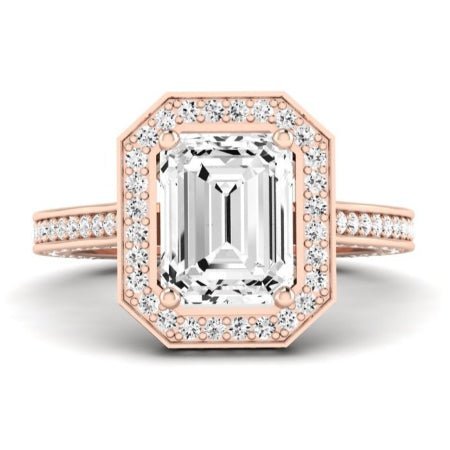 Buttercup Lab Diamond Matching Band For Emerald Center(Band Only. Engagement Ring Not Included) - BeverlyDiamonds